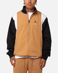 Jordan Tops Jacket: Jordan Essentials Jacket Dark Brown/White