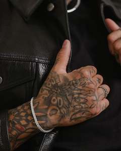 Mens Bracelets: House Of Auric 3.7mm Franco Bracelet Sterling Silver