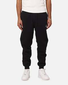 Mens Jordan Bottoms Trackpant: Jordan Brooklyn Fleece Pant Black/White