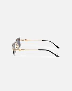 Belvoir & Co Hampton Sunglasses Black/Gold