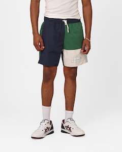 Mens Lacoste: Lacoste Neo Heritage Le Club Swim Shorts Navy/Green