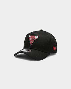 New Era Chicago Bulls 'Drip Logo' 9FORTY A-Frame Snapback Black