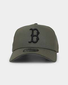 New Era Boston Red Sox 9FORTY A-Frame Snapback Olive