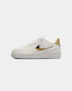Nike Kids' Air Force 1 LV8 (GS) Sail/Sanded Gold
