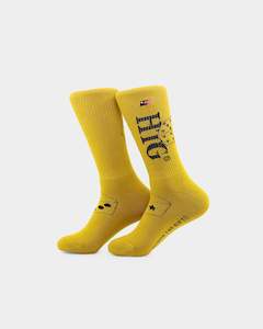 Gifts For Her: Honor The Gift Women's Lucky 7 Socks Mustard