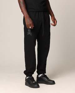 Mens Saint Morta Bottoms Trackpant: Saint Morta Dead Sweatpants Black/Black