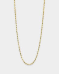 House Of Auric Rope 2mm 24" Chain 18k Gold Vermeil