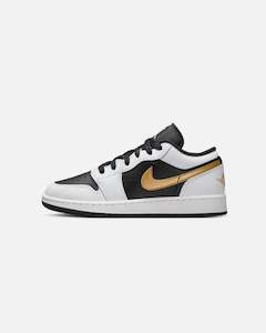 Jordan Kids' Air Jordan 1 Low (GS) White/Metallic