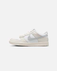 All Kids: Nike Kids' Dunk Low (GS) White/Silver