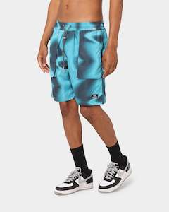 PYRA Digital Haze Shorts Deep Teal/Multi-coloured