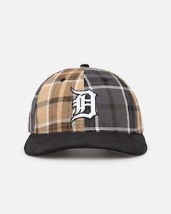 Headwear 950 High Crown: New Era Detroit Tigers 'Multi Panel Plaid' 9FIFTY High Crown Strapback Plaid