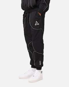 The Anti Order Stereo Nylon Track Jogger Black