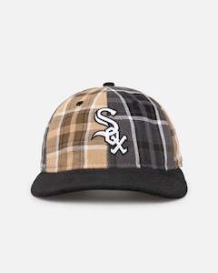 Headwear 950 High Crown: New Era Chicago White Sox 'Multi Panel Plaid' 9FIFTY High Crown Strapback Plaid