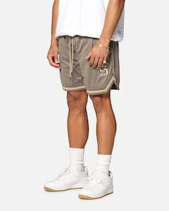 Mens Bottoms Basketball Shorts: Saint Morta Envogue Allstar Basketball Shorts Dark Brown