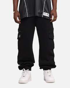 Mens Carre Bottoms Trackpant: Carre Weathergear Trackpants Black