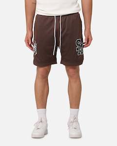 Saint Morta La Rambla Basketball Shorts Dark Brown