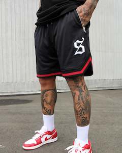 Saint Morta Envogue All-Star Basketball Shorts Black/Red