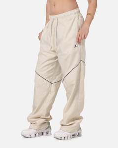 Jordan Bottoms Trackpant: Jordan Brooklyn Printed Draft Pants Lt Orewood Brown