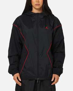 Jordan Tops Jacket: Jordan Brooklyn Draft Jacket Black/Black/Red