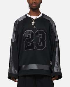 Jordan Brooklyn Collegiate Hockey Jersey Black/Iron Grey
