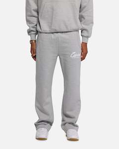 Carre Prestige Script Sweatpants Grey Marle
