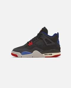 Gifts For Kids: Jordan Kids' Air Jordan 4 Retro OG Remastered "Rare Air" (GS) Black/Fire Red
