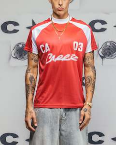 Carre Striker Jersey T-Shirt Red/White