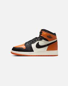Jordan Kids' Air Jordan 1 High OG "Shattered Backboard" (GS) Black/Black-Sail-Stafish