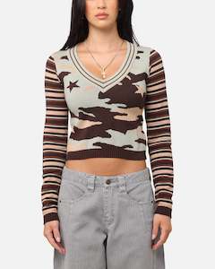 XXIII Women's Florence Knit Jumper Camo