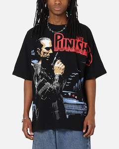 American Thrift Marvel The Punisher All Over Print T-Shirt Black