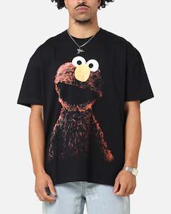 American Thrift X Sesame Street Elmo Grail Heavy T-Shirt Black