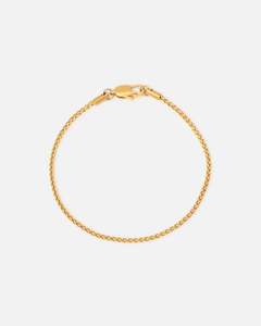 Saint Morta 2MM Palm Chain Bracelet Gold