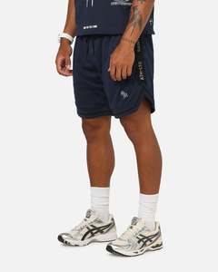 Mens Bottoms Basketball Shorts: Saint Morta Athletc Taped Basketball Shorts Dark Royal