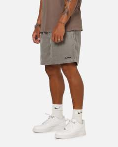 Mens Bottoms Beach Short: X-Large 91 Wide Corduroy Beach Shorts Pigment Grey