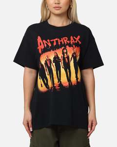 Gifts For Her: Anthrax Coney Island T-Shirt Black