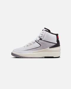 Jordan Kids' Air Jordan 2 Retro "Python" (GS) White