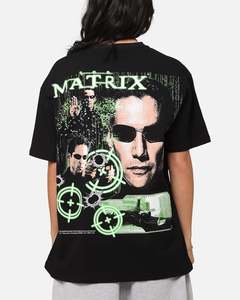 Gifts Under 50: American Thrift X The Matrix Neo Bullets Heavy T-Shirt Black