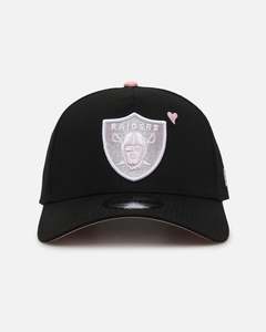 New Era Las Vegas Raiders 'Pink Satin Hearts 2.0' 9FORTY A-Frame Snapb&hellip;