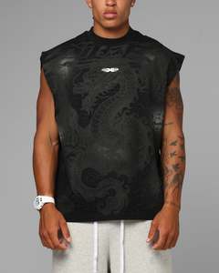 Loiter Sketch Book Muscle T-Shirt Black