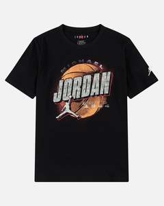 Jordan Kids' Distressed Chrome T-Shirt Black