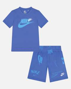 Kids New Arrivals: Nike Kids' Club Brand Energy Shorts Set Blue