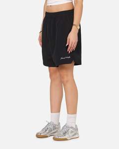 Saint Morta Scription Nylon Shorts Black