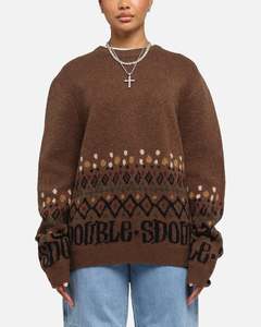 S Double Knitted Sweater Chocolate