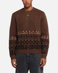 S Double Knitted Sweater Chocolate