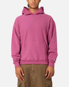 Champion Hoodie: Champion Reverse Weave Terry Tape Hoodie Berry