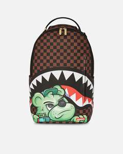Backpacks: Sprayground Money Grump DLXSV Backpack Multi