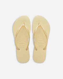 Havaianas Women's Slim Basic Thongs Butter