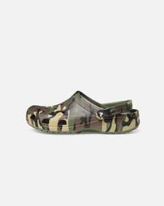 Crocs Camouflage Classic Clog Army Green