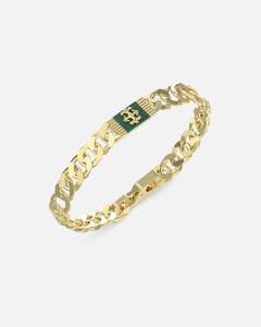 Guess Mainline Rebel Moon 9mm Tag Bracelet Gold