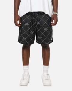 Mens Bottoms Beach Short: Nike Sportswear Club Woven Flow Shorts Black/Black/White